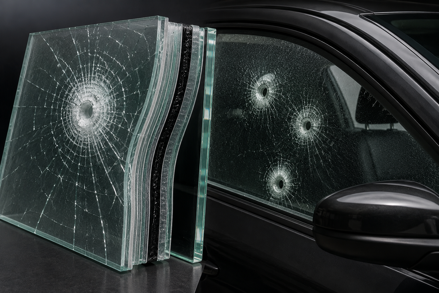 Vidros de carros blindados podem ser reparados ou devem ser destruídos?